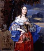 John Michael Wright Elizabeth Claypole oil painting reproduction
